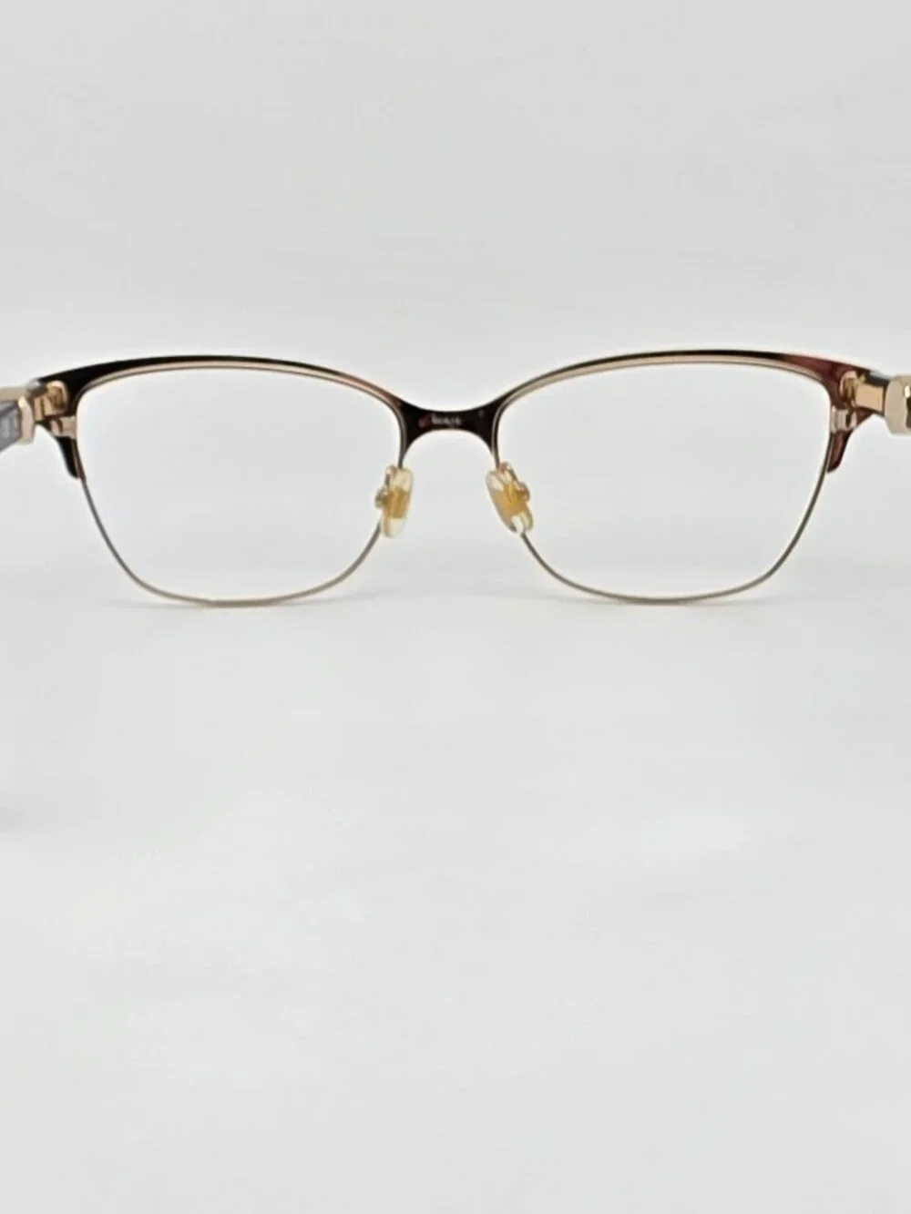 Kate Spade New York Audrina/G 807 Shiny Black Gold Cat Eye Eyeglasses Frame 53mm